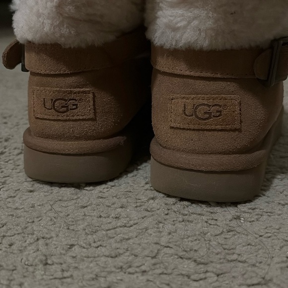 Ugg Mini Suede Boots with Buckle - Picture 5 of 7